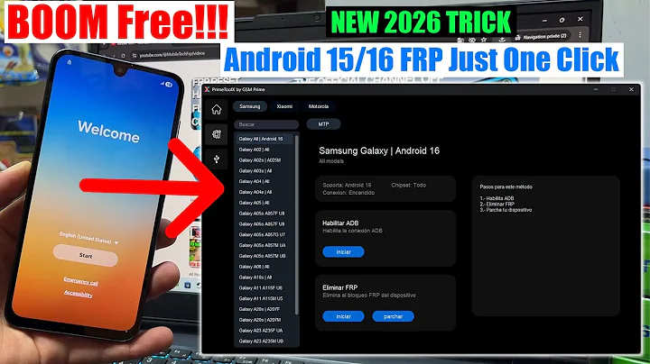 All Samsung FRP Bypass Android 15/16 Remove Google Account Unlock FRP Tool