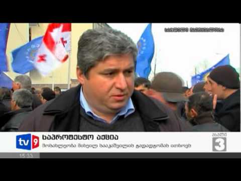 ახალი 3 | საპროტესტო აქცია | 12.02.13