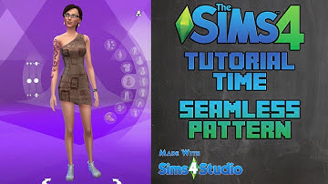 Seamless Pattern - Sims 4 - Tutorial Time