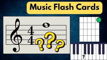 Muziekflitskaarten: Noten over de G-sleutellijnen