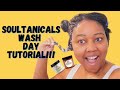 HOW TO Wash Natural Hair Tutorial ft. Soultanicals!