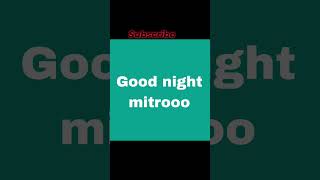 😴 Good Night Mitrooo 💫 | Funny Night Message | Must Watch 😂🌙