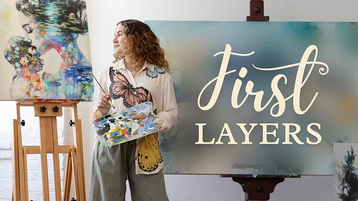 First Steps to a STUNNING Abstract Realism Painting (Live Demo)