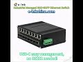 Industrial L2+ Managed All-Gigabit Switch 8x RJ45 + 8x SFP 64Gbps Switching Redundant Power#switch