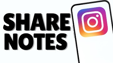 How To Share Notes To Instagram Reels Posts NEW FEATURE!