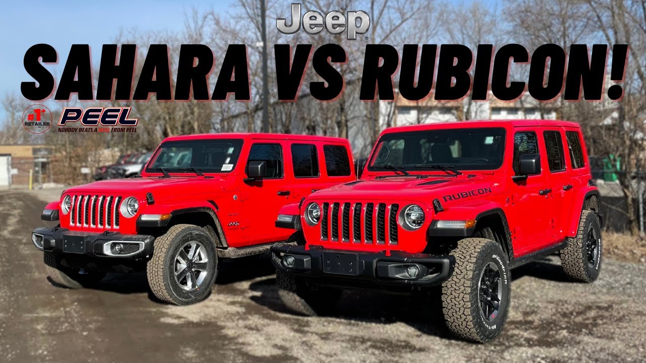 2021 JEEP WRANGLER UNLIMITED SAHARA vs RUBICON REVIEW! Is A Jeep Wrangler  Worth It?! New & Used Jeep - YouTube