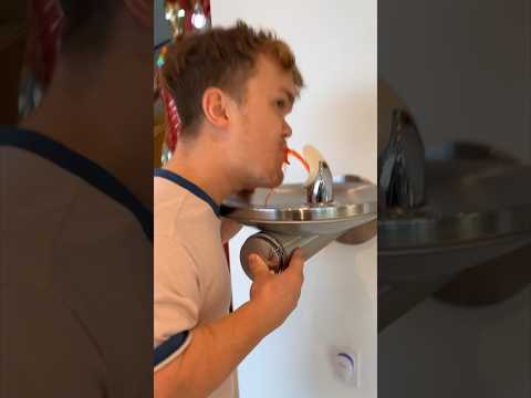 Drinking out of