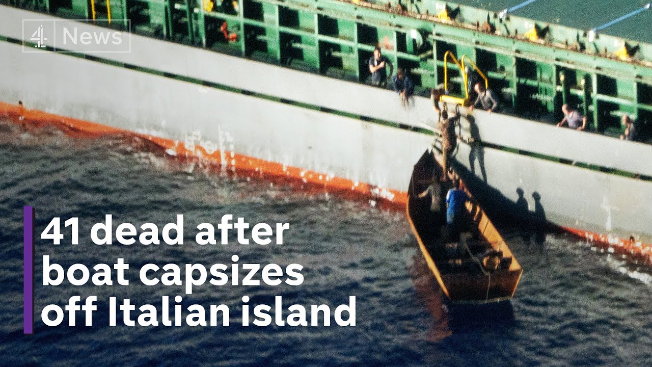 Migrant shipwreck: 41 killed after boat capsizes off Italian coast