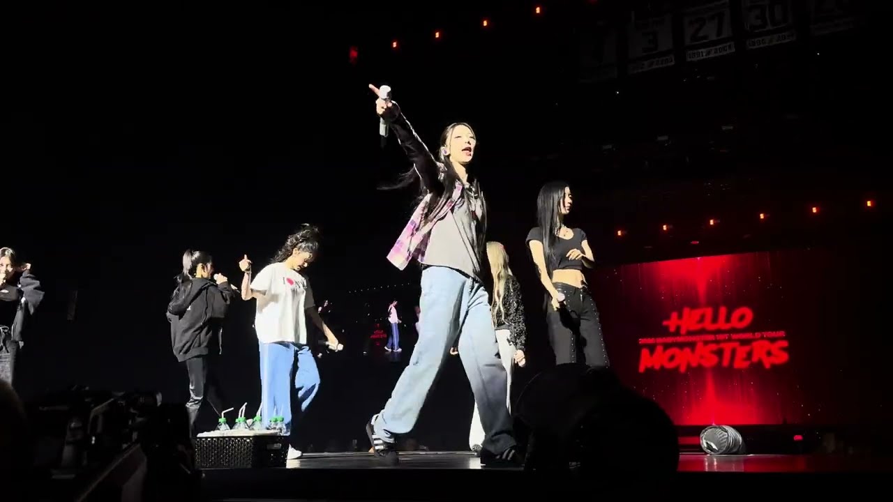 [4k60 Fancam] 250228 BABYMONSTER (베이비몬스터) - Soundcheck - CLIK CLAK - Hello Monsters in Newark