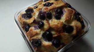 Blueberry bread pudding recipe
