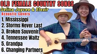 OLD FEMALE COUNTRY SONGS | Acoustic Cover | Selina Joycee & Elexir
