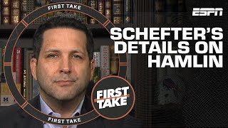 Adam Schefter provides information on Damar Hamlin's status | First Take