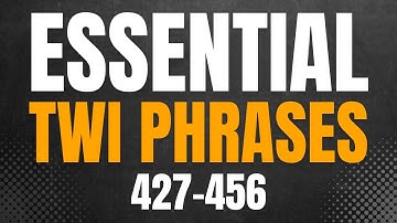 Essential Twi Phrases 427-456: Twi Questions With Where | #akan #twi #learntwi