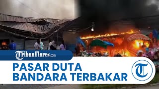 Puluhan Kios Baju Pasar di Tangerang Ludes Terbakar, Api Diduga Kuat Berawal dari Korsleting Listrik