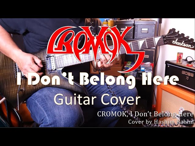 CROMOK - I Don't Belong Here - Guitar Cover (Tutorial with TAB in separate video) class=