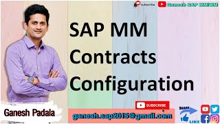 SAP MM Contracts configuration || SAP Purchasing || SAP Functional || SAP Online Videos || No AUDIO