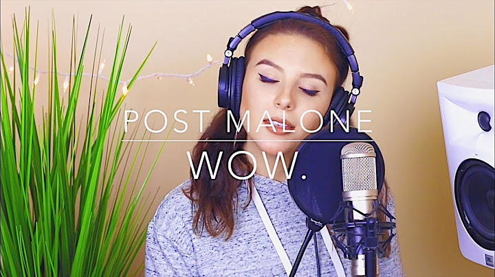 Wow. Cover version - Cover performance video thumbnail