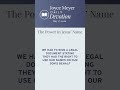 The Power in Jesus’ Name | Daily Devotion from Joyce Meyer