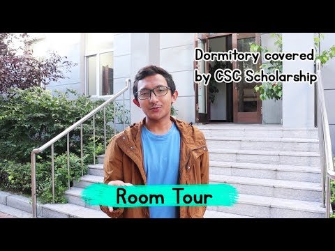 COLLEGE DORM ROOM TOUR | CSC SCHOLARSHIP | HARBIN-CHINA