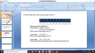 Algoritma Binary Search