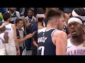 Luka fights lu dort  gets in his face then kyrie gets into it with chet holmgen