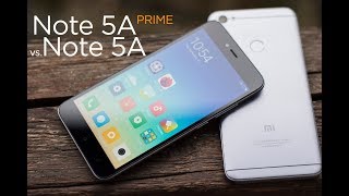 Xiaomi Redmi Note 5A PRIME vs. Xiaomi Redmi Note 5A - Close view & Performance comparison