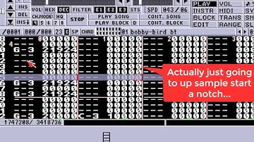 Making Jungle / Happy Hardcore Breakbeat on the Amiga / OctaMED Tutorial