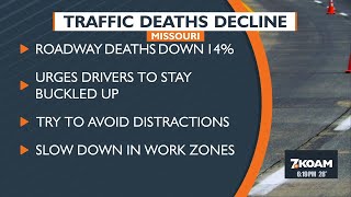 Traffic deaths decline in Missouri