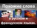 Французский язык | Одинаковые слова на русском #2