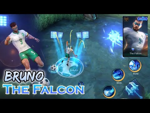 BRUNO - THE FALCON | UPCOMING SPECIAL SKIN | MOBILE LEGENDS