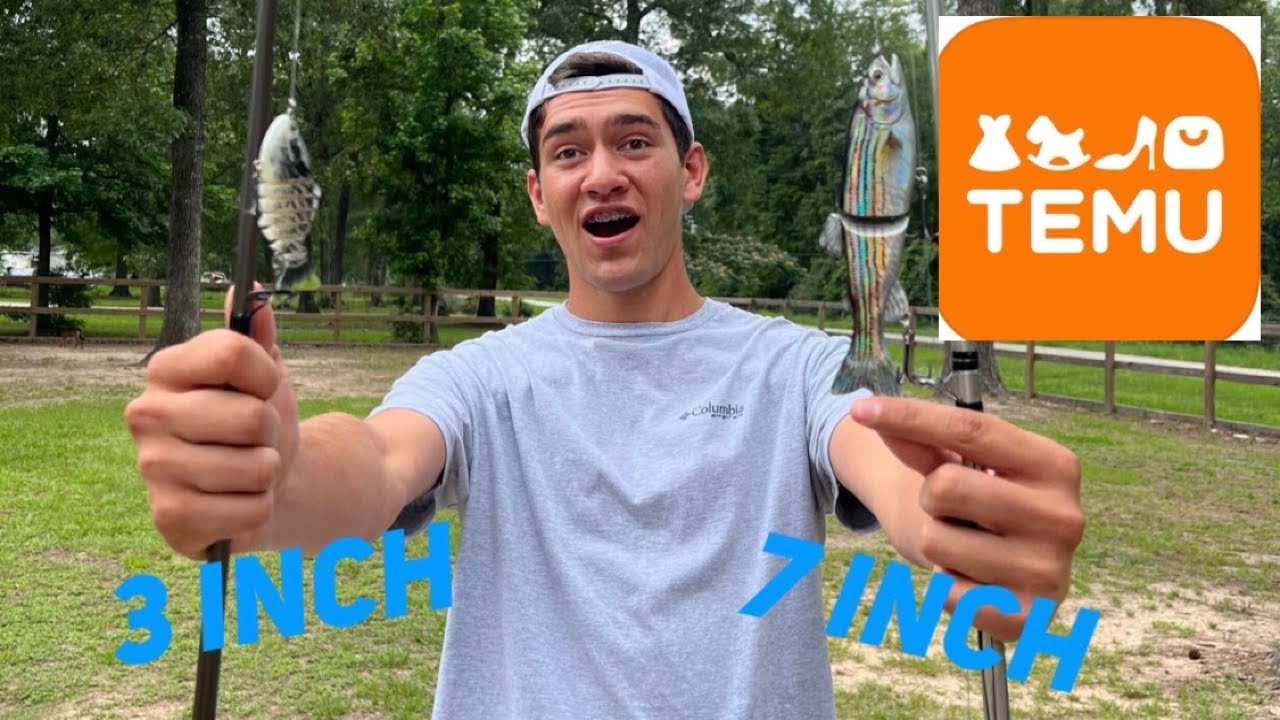 (Temu) Catching Big Bass using cheap Temu swim baits ( BIG CATCH!!)