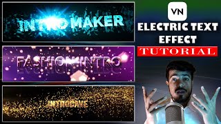 Electric Text Effect | VN Tutorial | Intro maker for YouTube