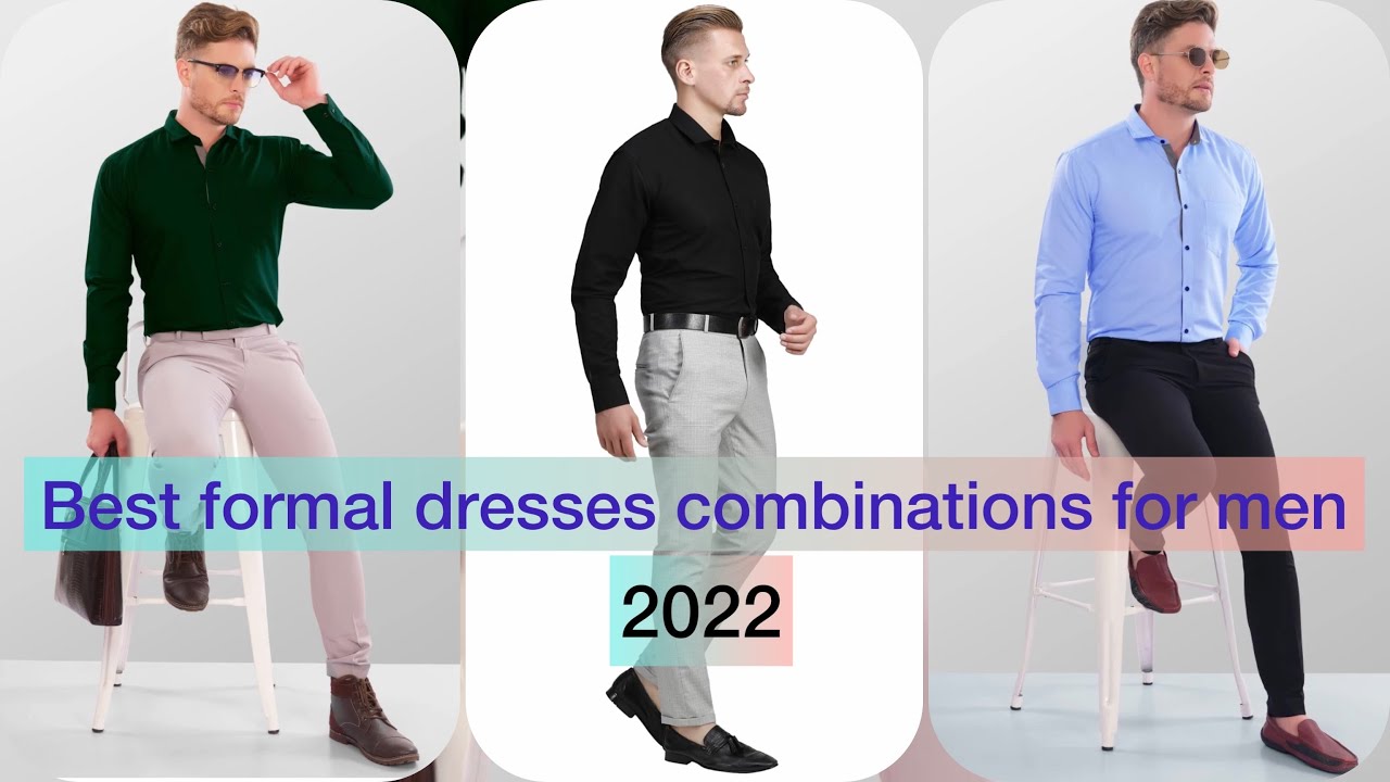 50 Formal Outfits | Best Color Combination | Men's Fashion 2023 | - YouTube