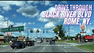 Driving up Black River BLVD in Rome NY.