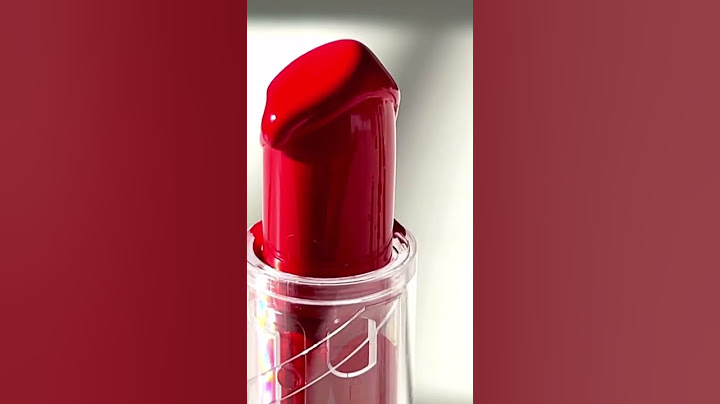Lipstick cherry red
