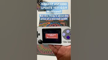 Datafrog #SF2000 Multicore 0.0.9!! BIGGEST UPDATE YET! Custom theme! #shorts #retrogaming