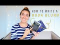 HOW TO WRITE A BACK COVER BLURB 📚 Tips for writing a book blurb | Natalia Leigh