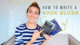 HOW TO WRITE A BACK COVER BLURB  Tips for writing a book blurb | Natalia Leigh