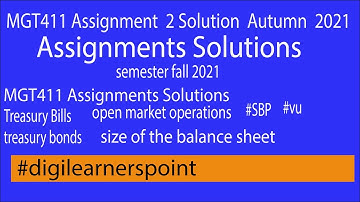 MGT411 Assignment No 2 Solution-VU -Semester Fall 2021-Money & Banking