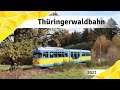 Through forests and meadows | Thüringerwaldbahn (Interurban Tram) Gotha | 2021