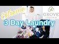 3 DAY LAUNDRY MOTIVATION | 🧺 Get the Laundry Done With Me | GROVE HAUL | myranda achvan