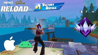 DOMINATING Unreal Ranked Reload On Fortnite Mobile… (Simpsons)