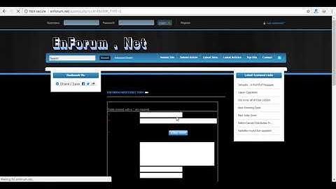 HOW TO BACKLINK ON enforum.net BY SAVESFUN.COM