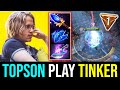 Topson plays TINKER for the First Time of his Dota Career