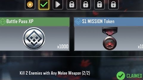 Call of Duty Mobile Kill 2 Enemies with Any Melee Weapon Task Complete