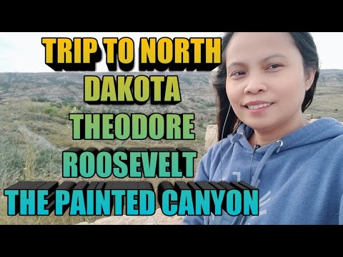 North Dakota  USA  Road Trip|  Stop At Theodore Rodevelt National Park | pinay travel vlog