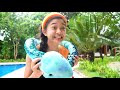 Kaycee  rachel and their adventure with toys at the beach  rachel wonderland