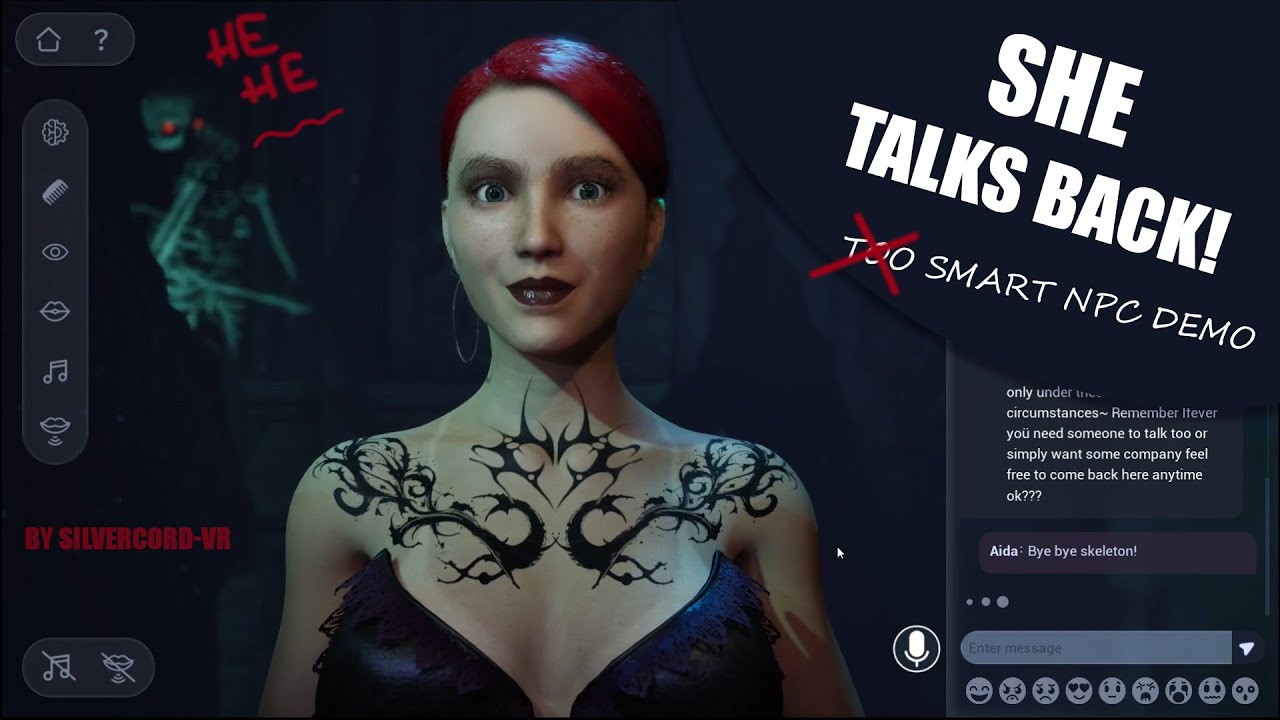 Real-Time Interactive NPC That Reacts to You | UE5 Demo by SilverCord-VR