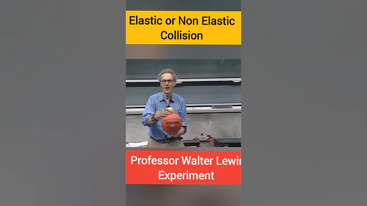 Elastic or Non Elastic Collision Experiment | Professor Walter Lewin Experiment #ytshorts #physics