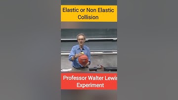 Elastic or Non Elastic Collision Experiment | Professor Walter Lewin Experiment #ytshorts #physics